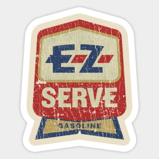 EZ Serve Gasoline 1962 Sticker